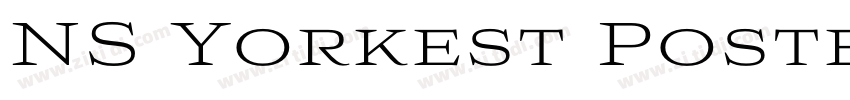 NS Yorkest Poster Re字体转换